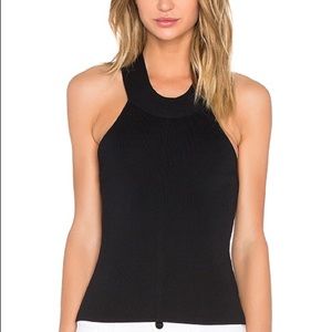 JOA Knit Black Halter